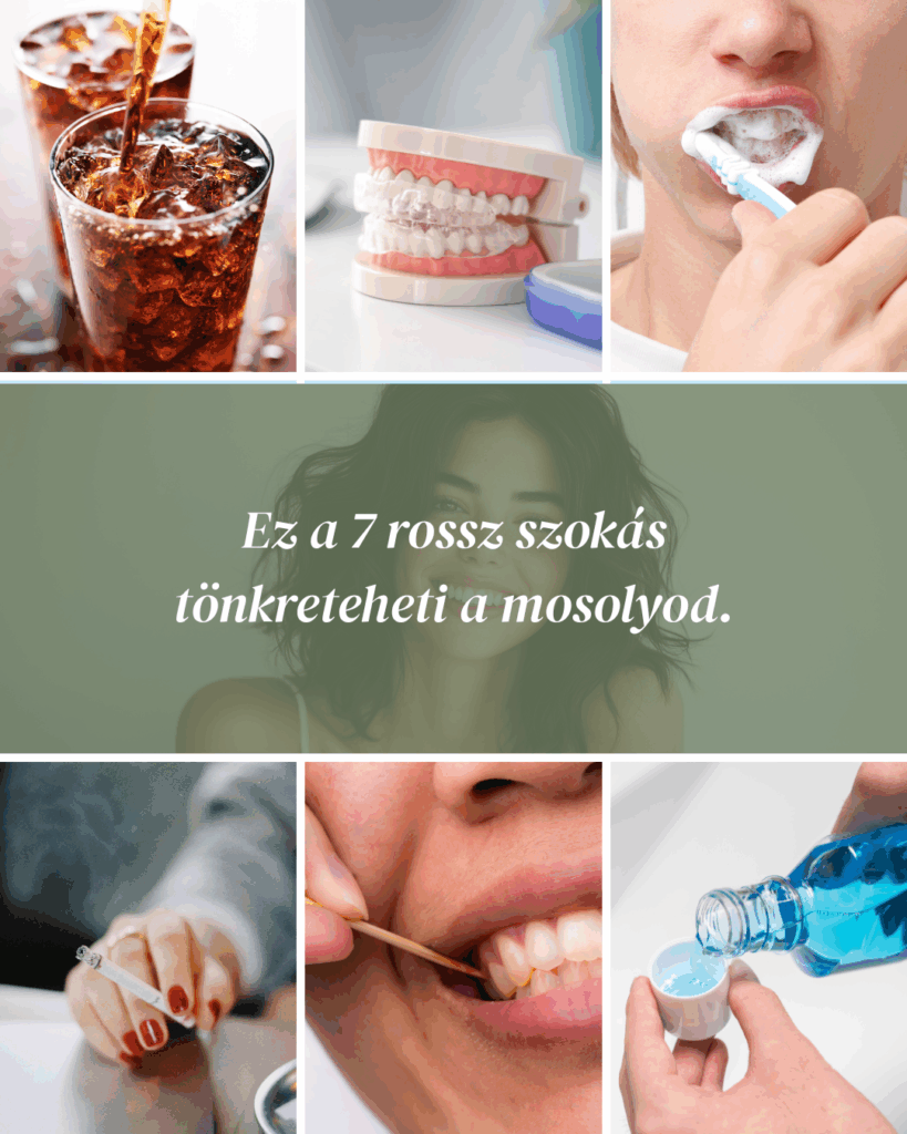 7 szokás, amivel ártasz a fogaidnak.